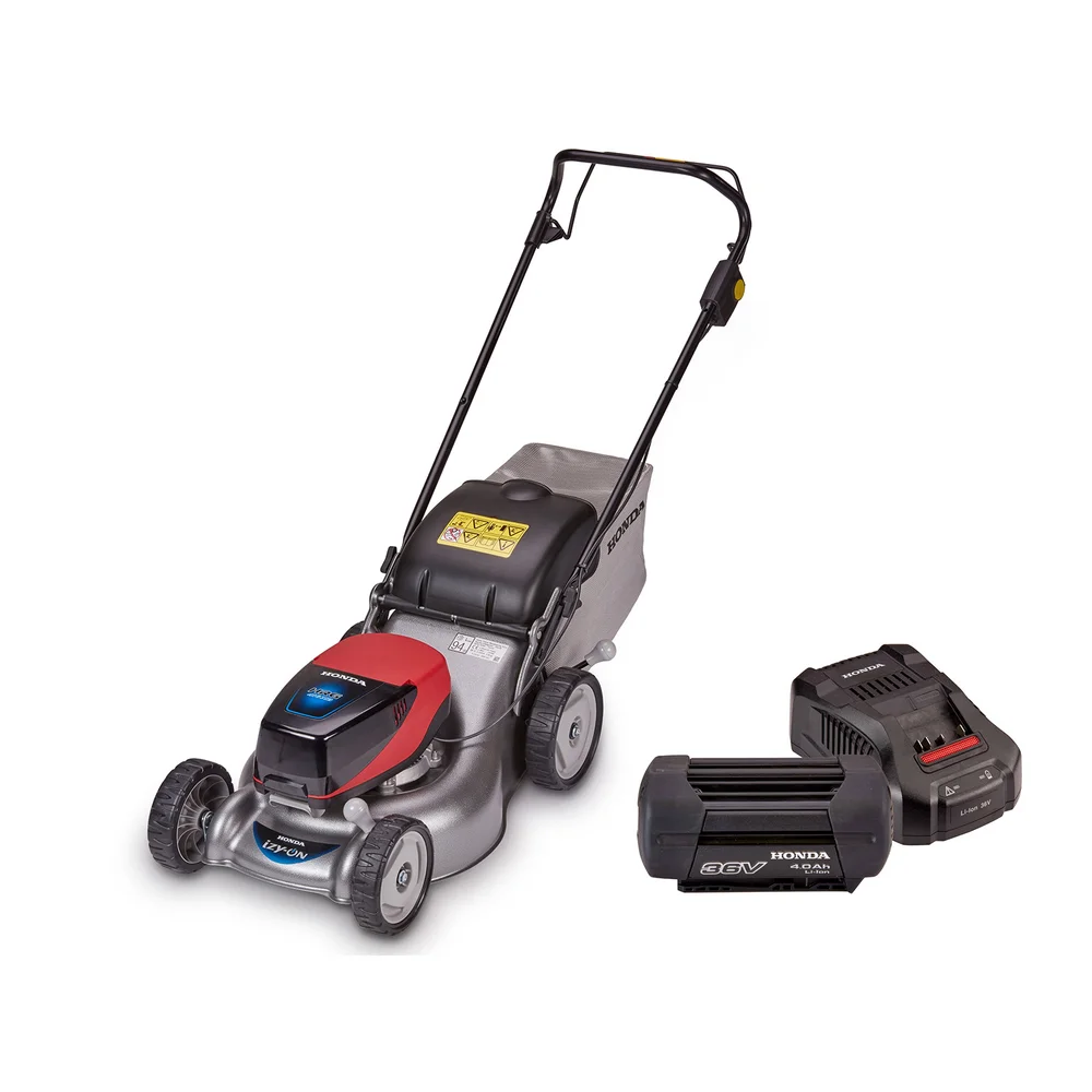 HRG 416 XB Lawnmower Bundle Inc. 4AH Battery & Fast Charger Image 1