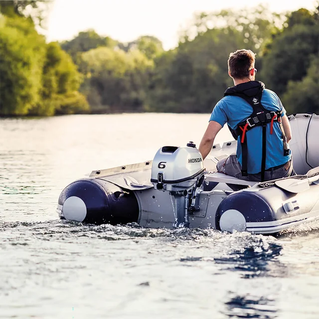 T27 IE 2.7m Air V Floor Honwave + BF6 HP Short Shaft Outboard Engine