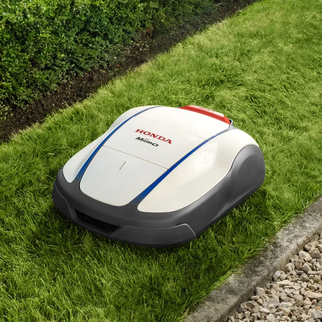 Miimo 1500 Robot Lawnmower with Installation Kit, Cordless Lawn trimmer + 2Ah Battery & Fast Charger