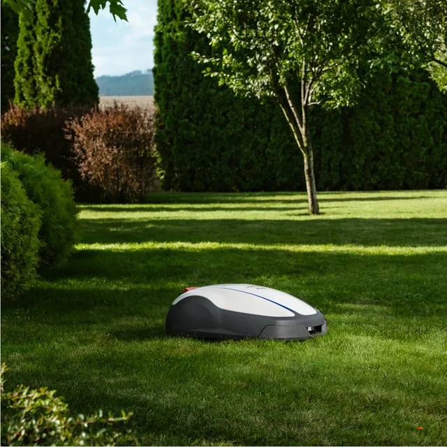 Miimo 1000 Robot Lawn Mower with Installation Kit, Cordless Lawn trimmer + 2Ah Battery & Fast Charger